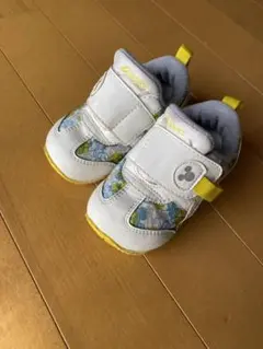 アシックススクスクシューズ 13.5cm ディズニー アイダホベビー 傷汚れなし