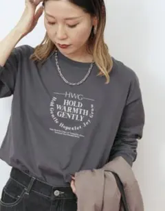 ロゴロンtシャツ サマンサモスモス　SM2 長袖カットソー ロンT 長袖