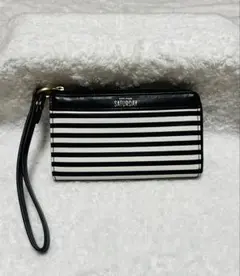 KATE SPADE ストライプ 二つ折り財布