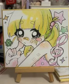 手描きアナログ　創作イラストのサムネイル