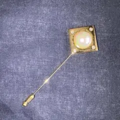 ピンブローチ　ピン　パール風