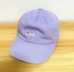 FILA キッズ帽子 ラベンダー キャップ ピンクバックストラップのサムネイル