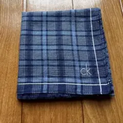 Calvin Klein ハンカチ ネイビー チェック柄