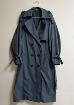 ⚠️時間限定値下げ中！！ ルシェルブルー　オーバートレンチコート　36