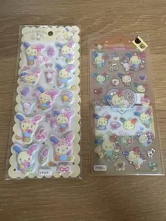 ウサハナ ドロップジェリーシール ぷくぷく マシュマロシール