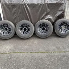 デイトナ15インチ ホイール4本セット ※タイヤ付きですがタイヤは使えません