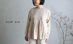 evam eva エヴァムエヴァ　fine pleats pulloverのサムネイル