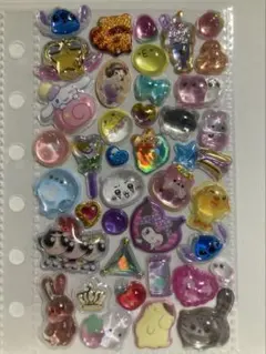 【64】立体シール ミックス おすそ分け シール交換 シール帳 まとめ割 完成品