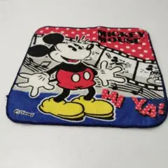 ミッキーマウス のハンドタオル 20×20cm