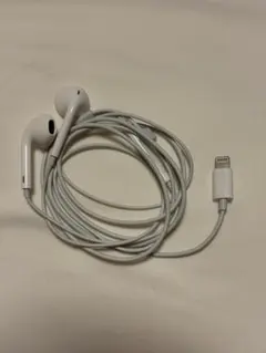Apple純正イヤホン　有線　ホワイト　Lightning