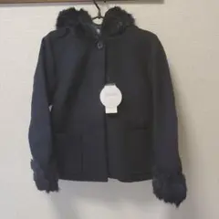 アースミュージック&エコロジー、9wayショートコート、ブラック