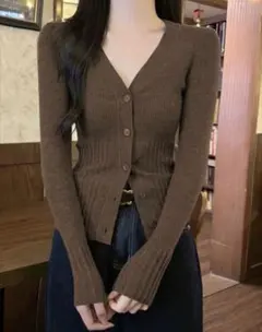 SHEIN ニット セーター ブラウン