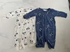 H&M ミッキーマウスロンパース 2点セット