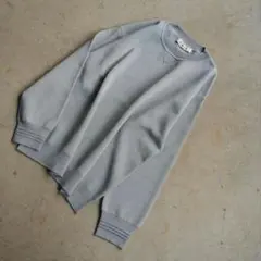Gran Sasso グランサッソ ジャカードコットンニット 50 ブルー - メルカリ