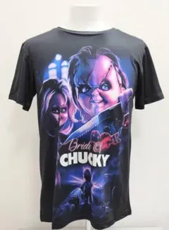 【Mサイズ】チャイルドプレイ　Tシャツ　チャッキー　新紫　ホラー映画