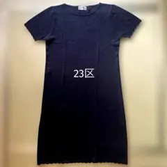 23区 ブラウス 44 レース 半袖 ネイビー 花柄 - メルカリ