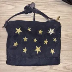 星柄フェルトショルダーバッグ