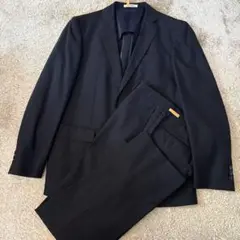 ダークブルー ビジネススーツ ジャケットとパンツセット