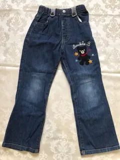 中古品　ダブルビー　デニムパンツ　110