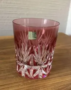 HOYA クリスタル ロックグラス 切子