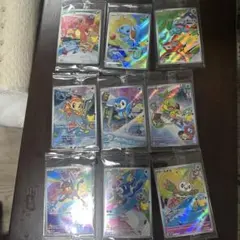 ポケモンカード 30th 中国限定 御三家 プロモ 未開封コンプ 共9枚