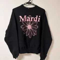 Mardi Mercredi スウェット ブラック ピンク