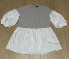 BARNYARDSTORM ドッキング袖バルーンプルオーバー　　美品