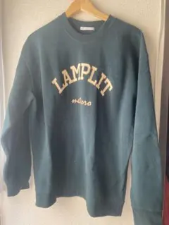 LAMPLIT ダークグリーン トレーナー