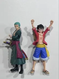 週末値下　HGワンピース 01 ルフィ ゾロ 2体セット ONE PIECE