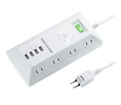 サンワサプライ 電源タップ TAP-B109U-3WN