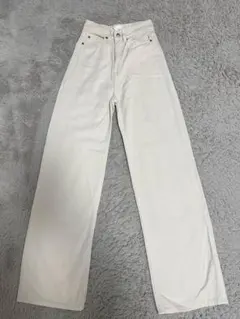 H&M デニム　パンツ　ワイドデニムパンツ　サイズ32 XS