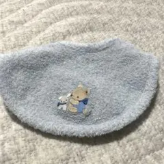 ファミリア　スタイ　タオル地　水色