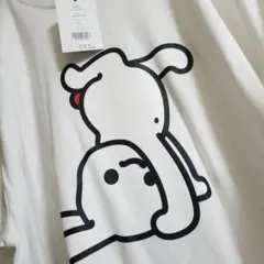 【新品未使用タグ付き】CUNE Tシャツ ウサギ プリント ホワイト XLサイズ