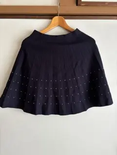 SNIDEL ネイビー プリーツスカート ワンサイズ