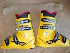 [しょう様専用]HEAD 子ども用スキー靴 イエロー 4バックル仕様
