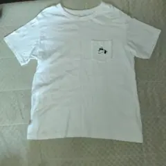 スヌーピー刺繍ポケットTシャツ
