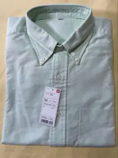 新品未使用 OLD UNIQLO オックスフォードシャツ M ライトグリーン
