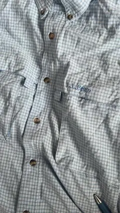 (90s〜00s)L.L.Bean フィッシングシャツ　ギンガムチェック