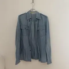 Balenciaga デニムシャツ ミリタリギミック Kakkoのサムネイル