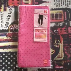 UNIQLO HEATTECH タイツ #ユニクロ#ヒートテック#水玉#ピンク