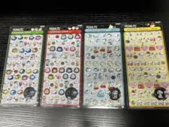 スヌーピー☆ボンボンドロップシール4枚セット