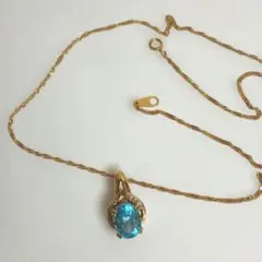 ジュエリーマキ　K18ブルートパーズネックレス　レディースネックレス18金のサムネイル