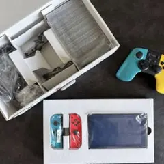 2020年式 Nintendo Switch 赤/緑 本体 充電器付き、箱無し - メルカリ