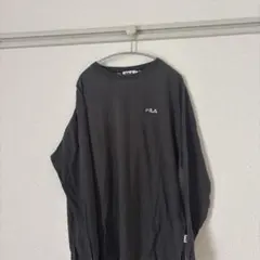 FILA 長袖Tシャツ チャコールグレー