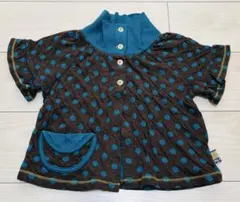 zuppa di zucca 水玉半袖カーディガン