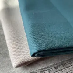 無地端切れ帆布　ナチュラル　オックス2枚セット