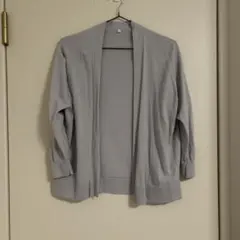 無印良品　UVカットショートカーディガン　7分袖