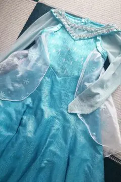 100cm ビビディバビディブティック エルサドレス 雪山 アナと雪の女王