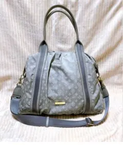 russet２Wayショルダーバッグ＆ボストンバッグ　グレーモノグラム❴美品❵