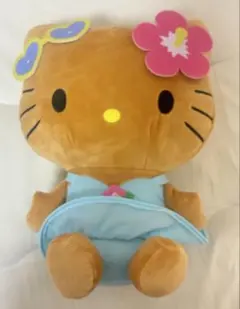 ハローキティ ぬいぐるみ 水色ドレス